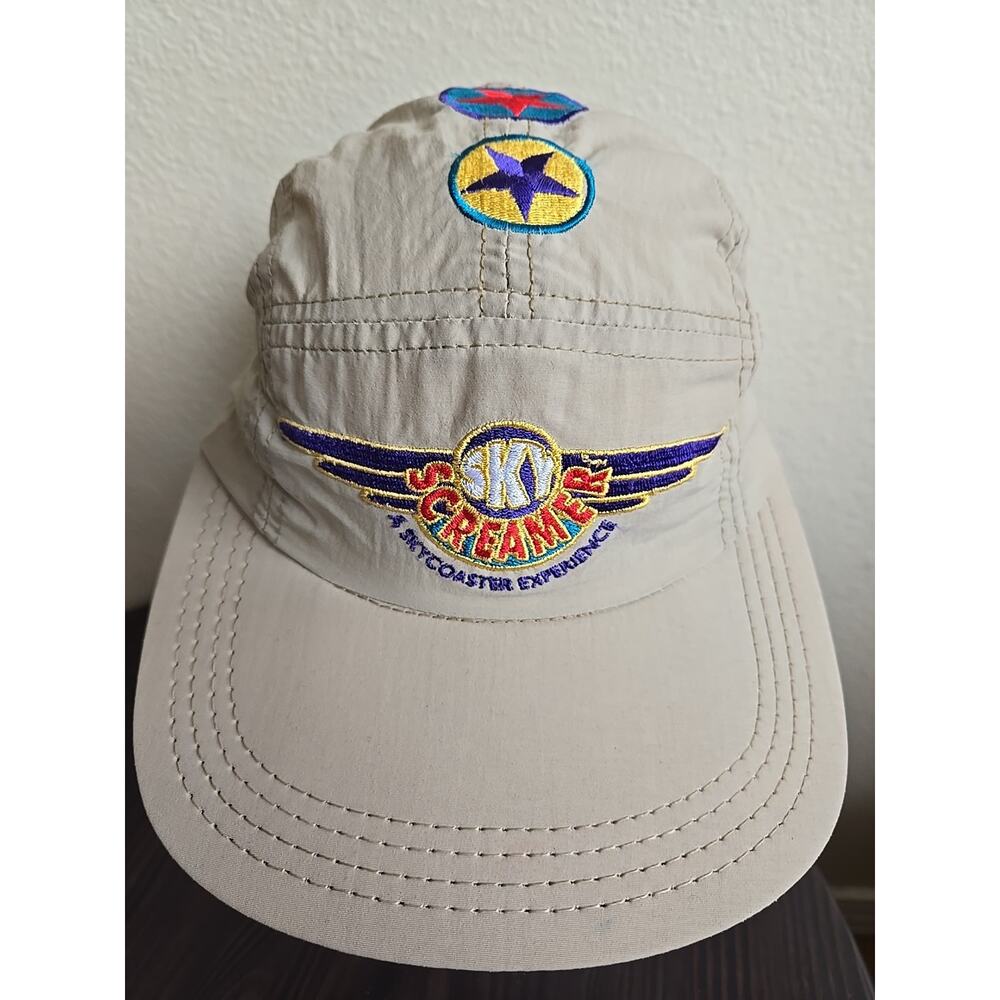 Vintage MGM Grand Las Vegas Sky Screamer Skycoaster Hat Cap 1993 Rare